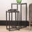 Scottdale Nesting Side Table For Living Room, Metal Plant Stand with MDF Top, Nest of End Table