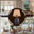 Ceramic Table Lamp With Scallop Shade-1748753062