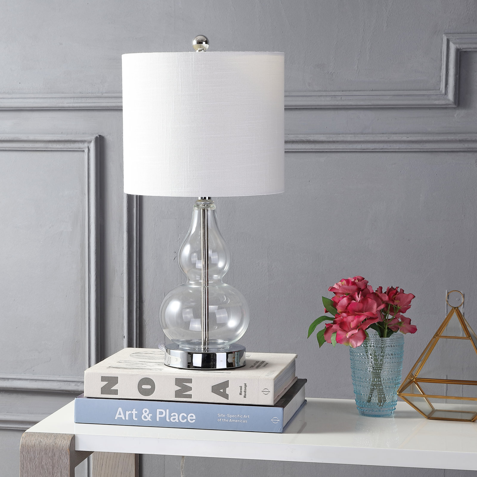 Galliano Table Lamp, Clear