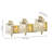 3-Light Dimmable LED Vanity Light With Crystal Accents-829403958