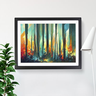 Captivating Abstract Forest Vol.3 1 Piece Single Picture Frame Painting