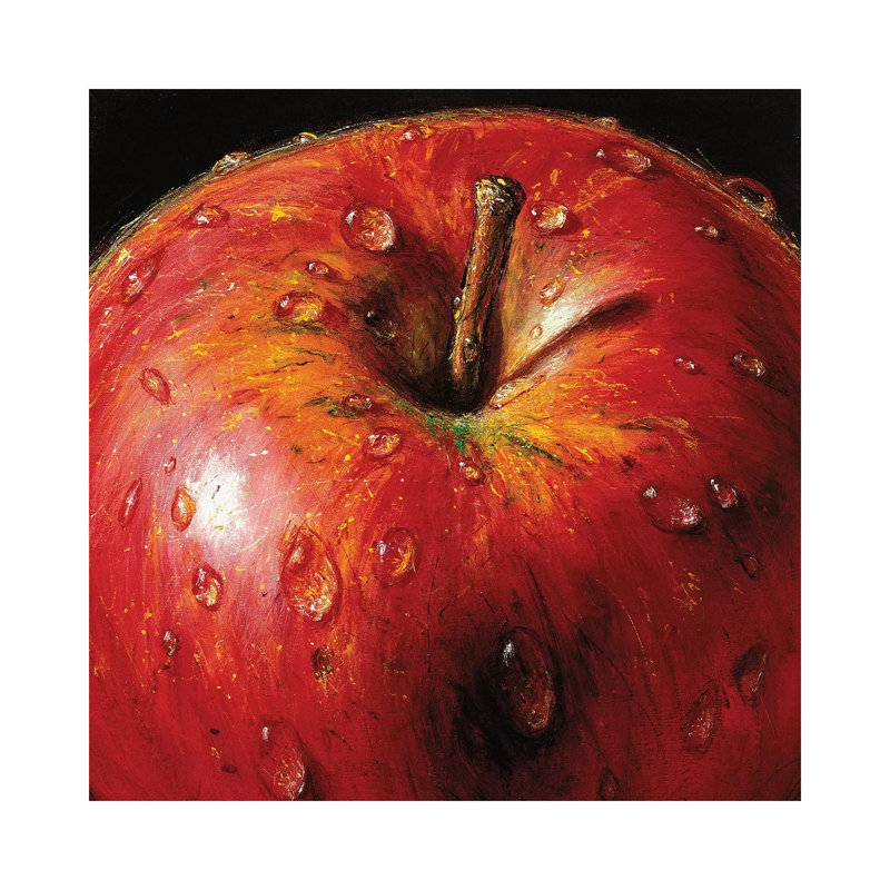 Apple by AlmaCh - Wrapped Canvas Print, 30.48cm H x 30.48cm W x 1.91cm D