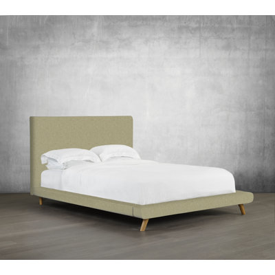 Lit plateforme tapissier Brownell