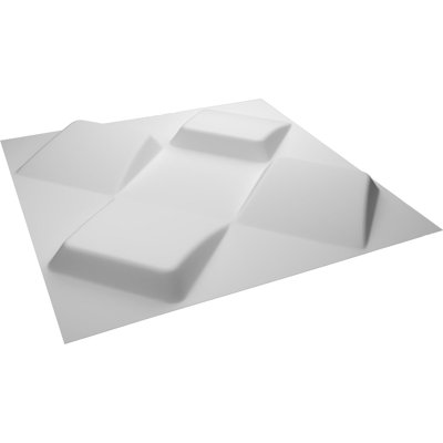 19 5/8"W X 19 5/8"H Bradley Endurawall Decorative 3D Wall Panel Covers 32.1 Sq. Ft. (12/PK)