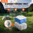Portable Toilet For Camping, Porta Potty With Carry Bag, 5.3 Gal Waste Tank And 3.2 Gal Flush Tank, Push-Button Pressurized Flush Commode, Leak-Proof And Odourless Travel Toilet For Camping Car