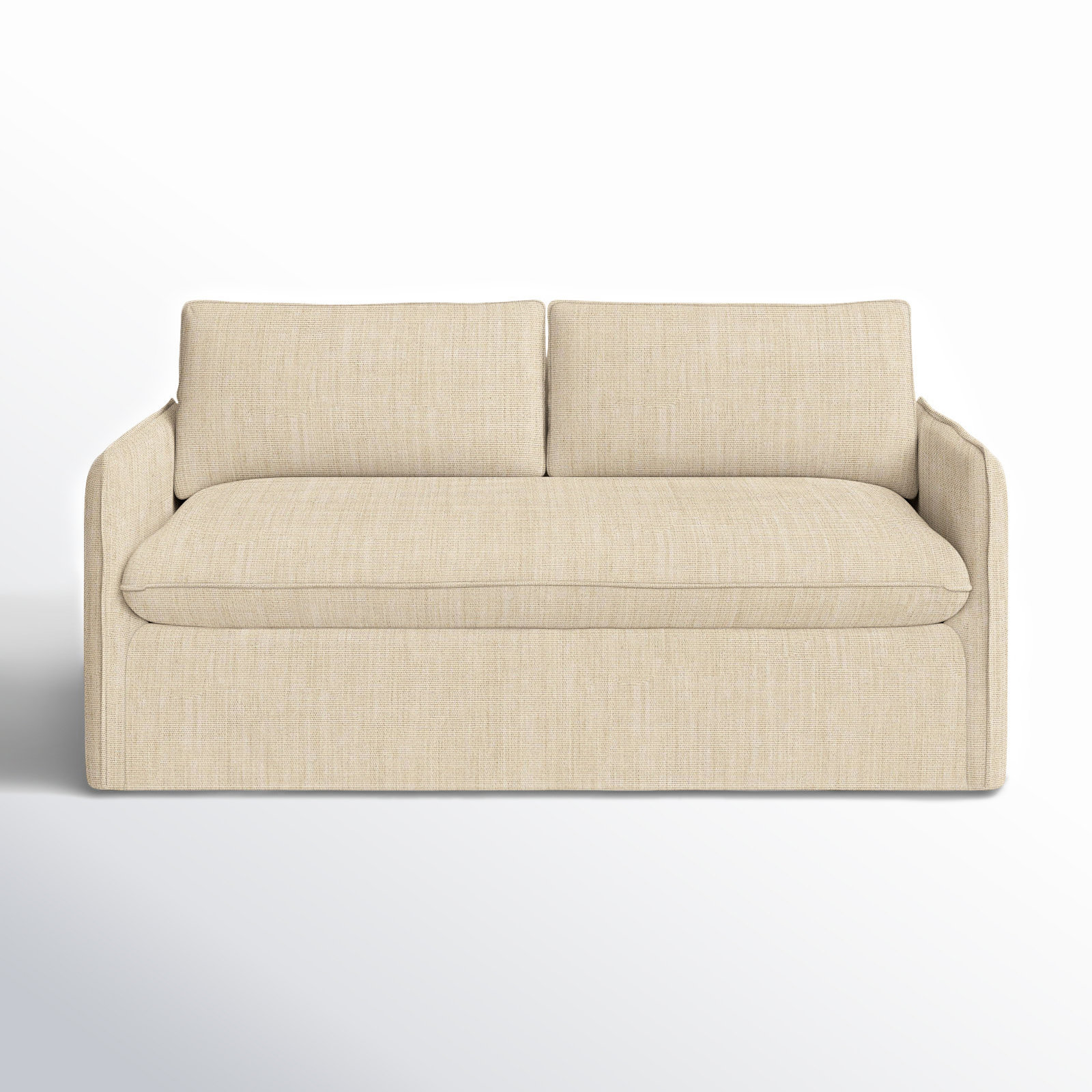 Bellatrix 72'' Upholstered Loveseat, Canvas Flax Sunbrella® Canvas