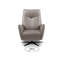 Luxor Genuine Leather Swivel Electric Recliner-1024017621