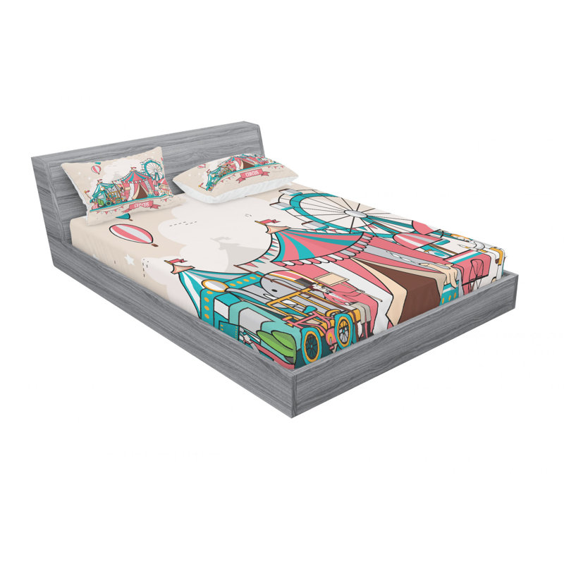 Microfiber Sheet Set, Full Sheet Set with Fitted Sheet