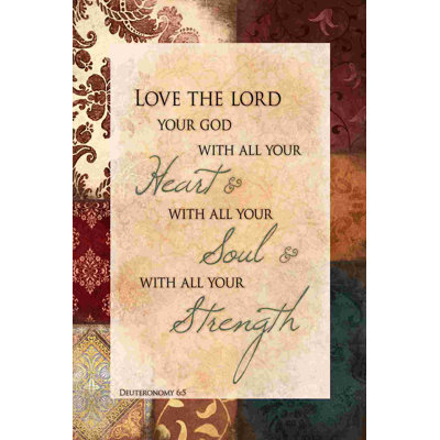 «Love the Lord 2», reproduction sur toile tendue