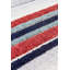 Tapis orange / rouge / blanc en polyester tissé à la machine Govinder-1728543771