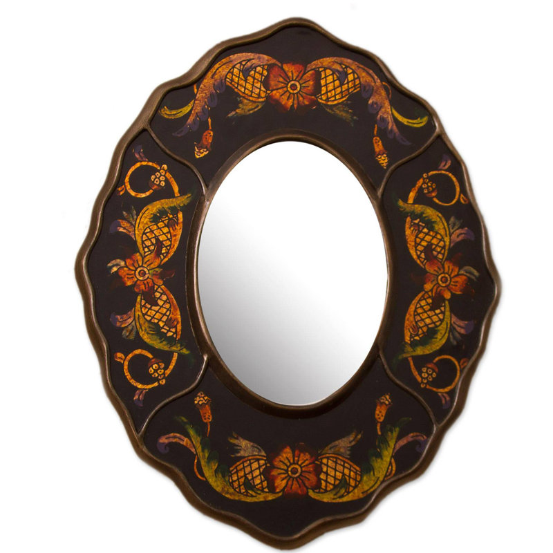 Miroir décoratif en verre peint Lasiandra