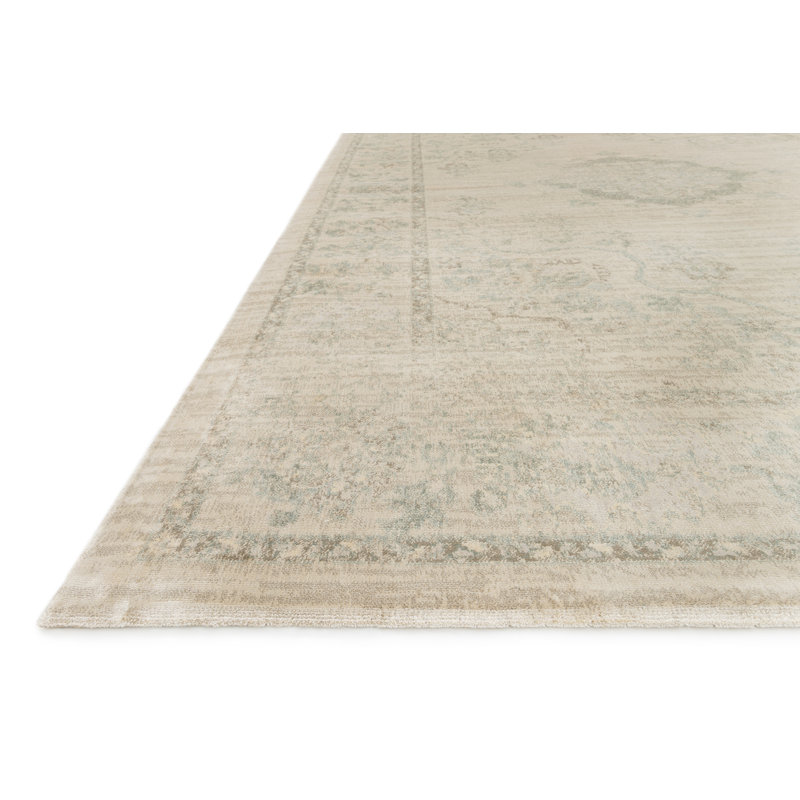 Viscose Oriental Indoor Rug, Rectangle 5' x 7'6"