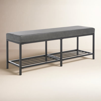 Dyer Faux Leather Upholstered Storage Bench
