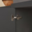 94.5"W Modern Sideboard With Geometric Door Panels And 6 Doors