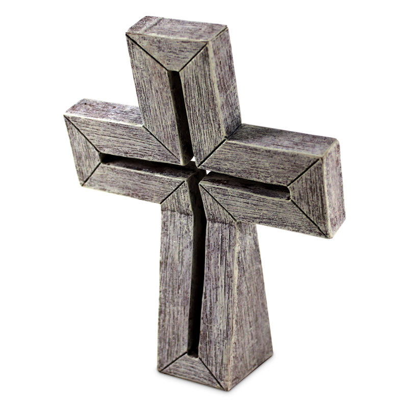 Gainsborough Tabletop Cross Rustic Finish Be Joyful
