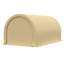 Abri pour véhicule 10 pi x 16 pi - Auvent en PE, acier galvanisé, pour voiture, bateau, vélo, beige 16 pi, robuste