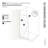 Gaia 34 in. x 78 in. Frameless Fluted Single Fixed Shower Panel-50962017