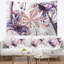 Tapisserie de motif fleur abstraite abstraite-28498635
