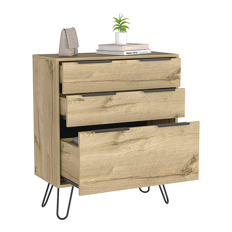 Commode à tiroirs Hartly, chambre à coucher
