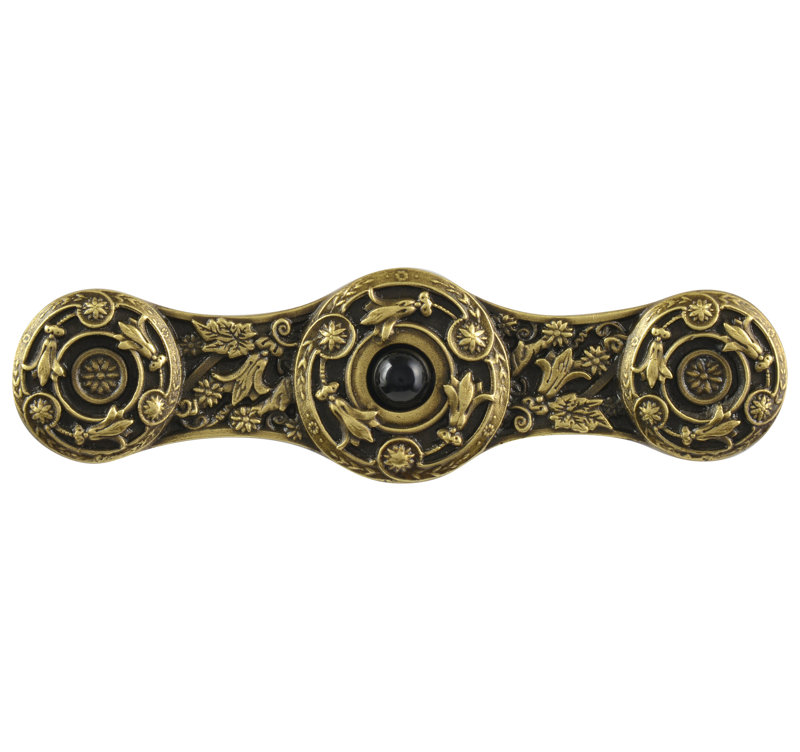Jewels II Bar / Handle Pull, Antique Brass