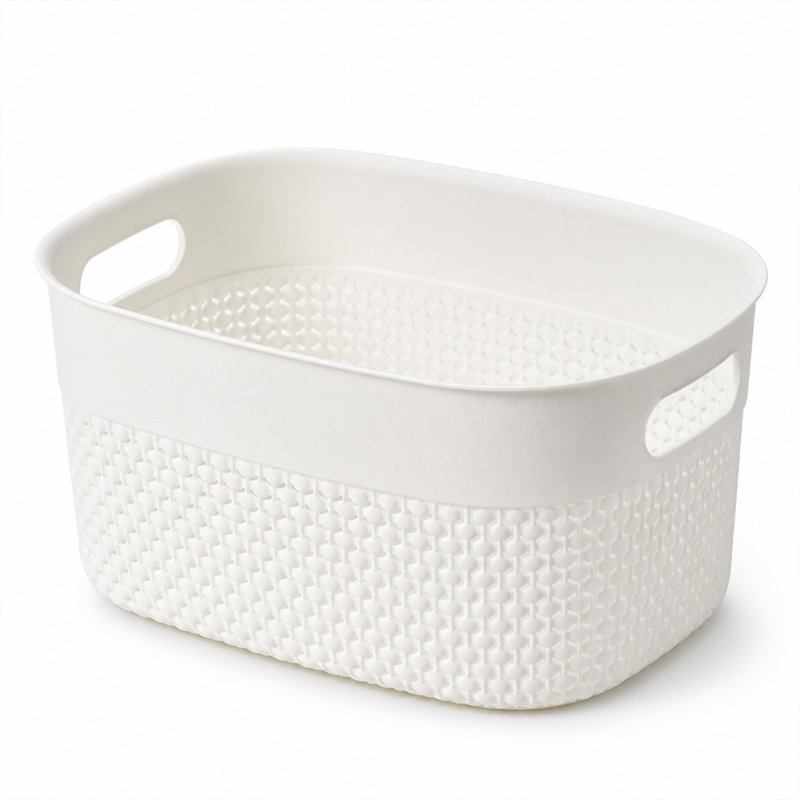 6 Pack Small Storage Plastic Basket, 6