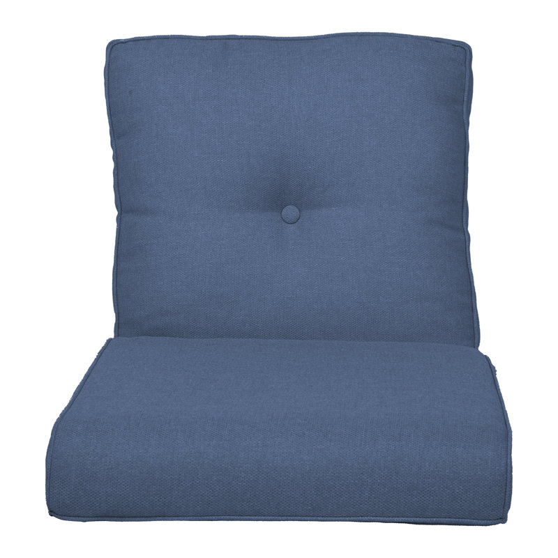 Coussin de siège / dossier d'extérieur Schutt, Bleu, 1 coussin de siège / dossier