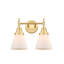 Éclairage pour meuble-lavabo à 2 lumières 15 po Shauna Cone-89241938-75003120-75003118