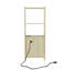 Table de chevet pour chambre à coucher, table de chevet avec station de charge, table de chevet intelligente avec veilleuse avec tablette de rangement pour chambre à coucher
