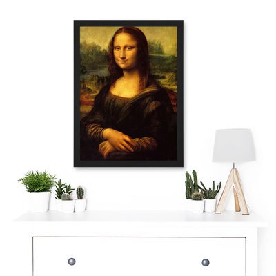Leonardo Da Vinci Mona Lisa by Leonardo Da Vinci - Single Picture Frame Print