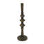 Porte-bougie sculptural en fer noir