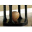 Table basse de style transitionnel avec finition noire antique et structure audacieuse avec tablette de rangement supplémentaire