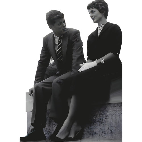 H25107 John F Kennedy avec Jackie