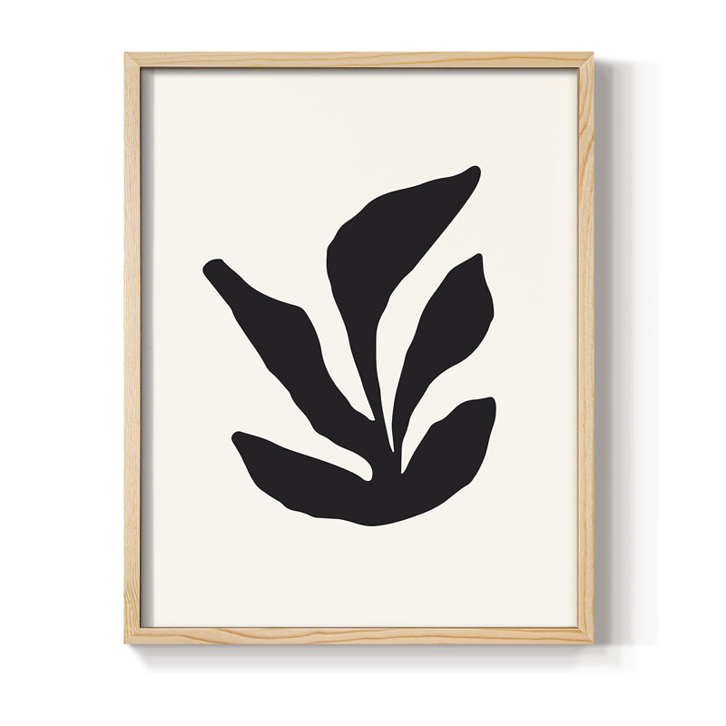 Matisse Lxxi, reproduction d'art encadrée - bois massif, H 11 po x l 9 po