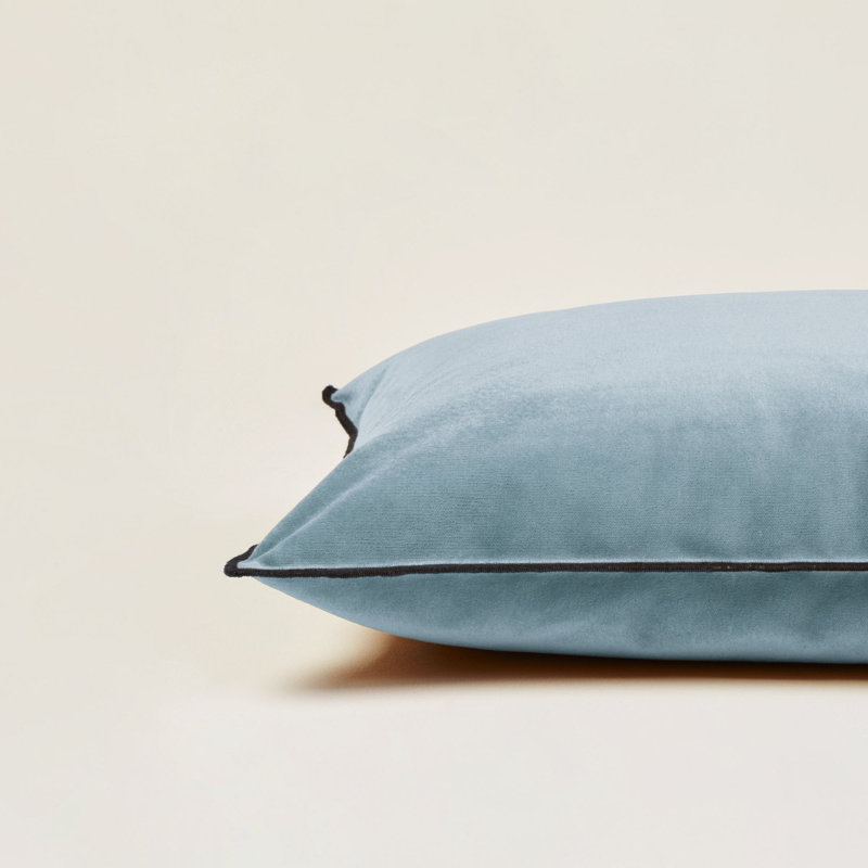 Rectangular Throw Cushion Cover, 40cm H x 60cm W, Light Blue