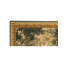 Hand-Knotted High-Quality Cream and Green Runner