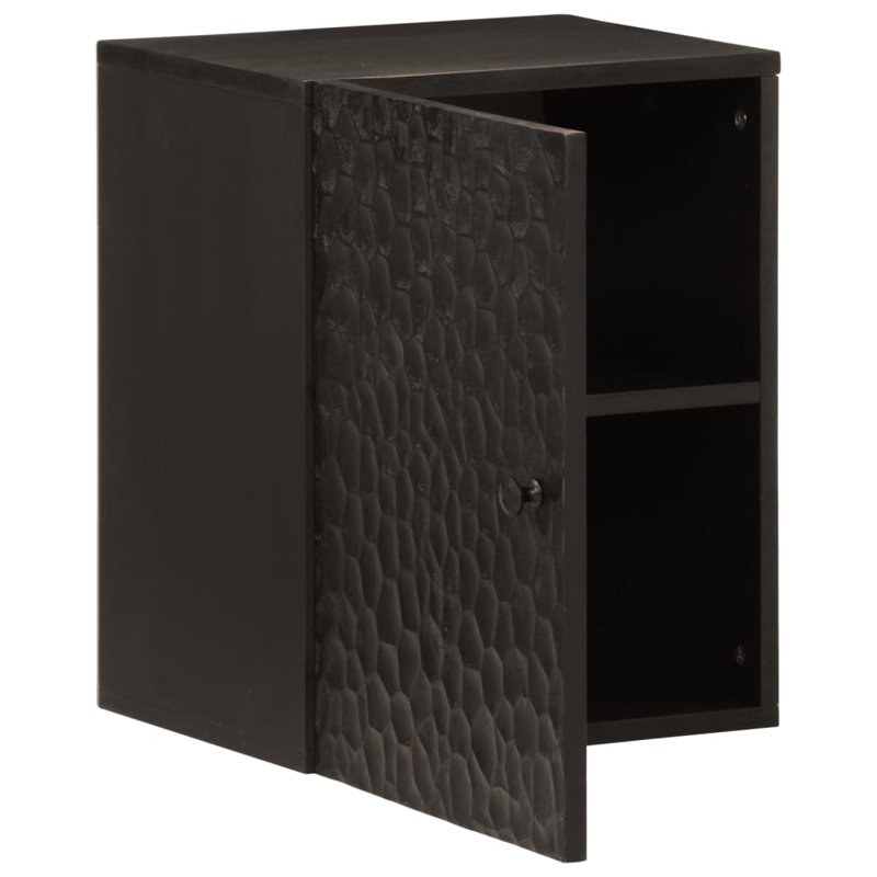 Armoire murale de salle de bain vidaXL, Noir