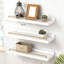 3 tablettes flottantes, blanc / or-1623455050