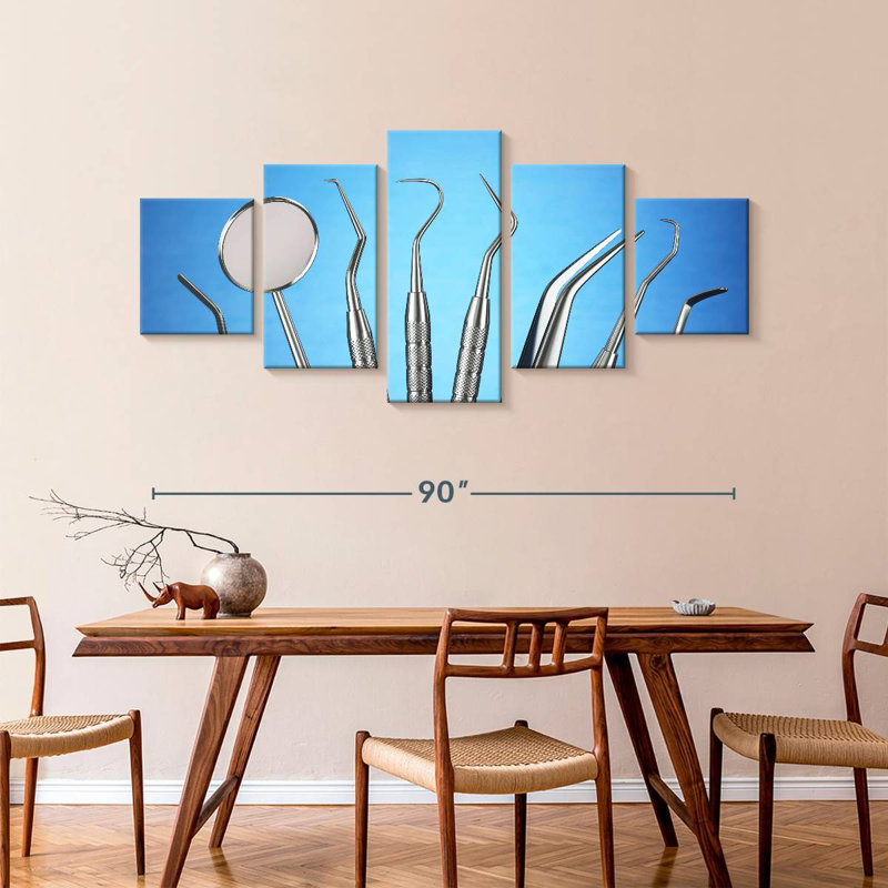 Dentist Tools, 42" H x 92" W