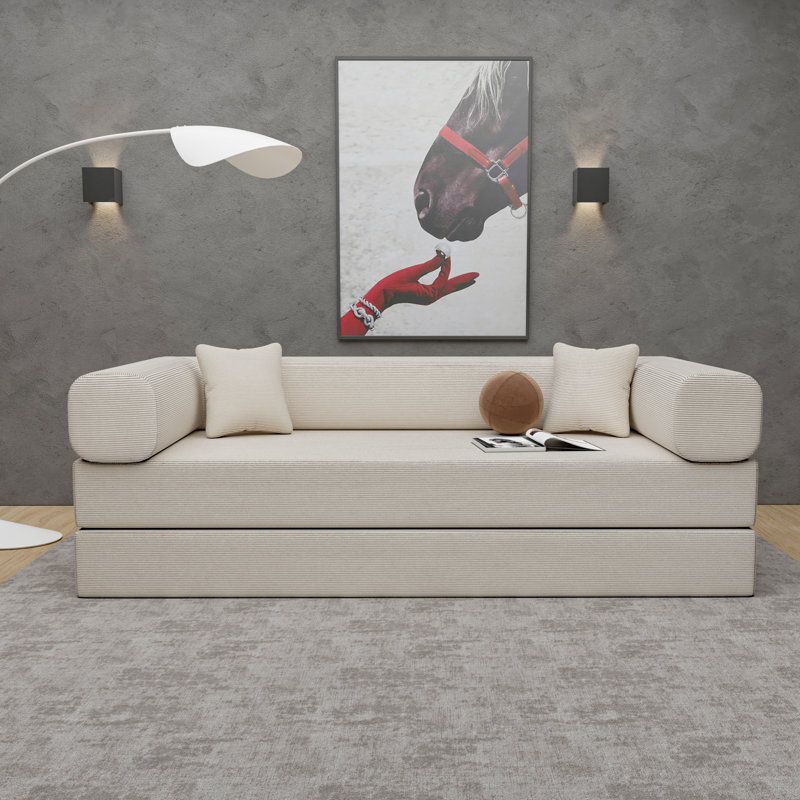 Canapé-lit Boneless Convertible, Beige