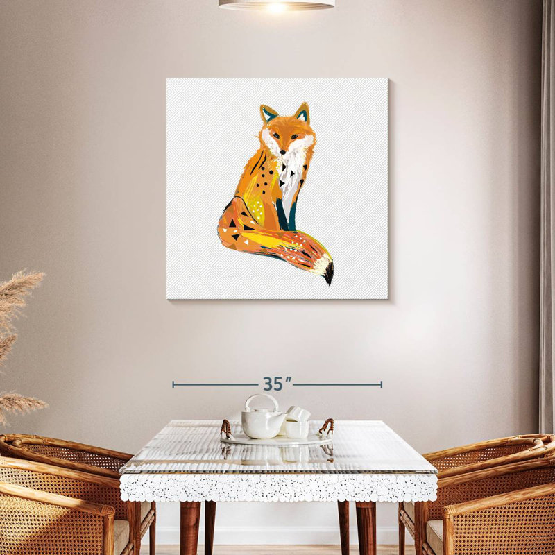 Crowle Trickster Fox, 36" H x 36" W