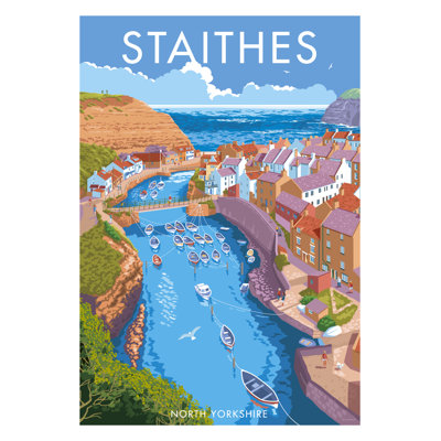 'Staithes 3' by Richard O'Neil - Print