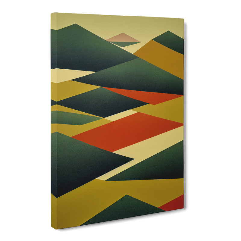 Forest Mid Century Style Vol.1 - Wrapped Canvas, 50cm H x 35cm W x 3cm D
