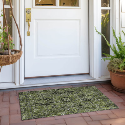 Washable Oriental Indoor / Outdoor Rug