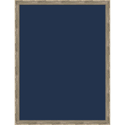 Tableau magnétique encadré en tissu, babillard bleu minuit 20 po x 26 po pour l'organisation murale