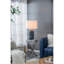 Lampe de table en verre Ellis D16,9 po x H 28 po
