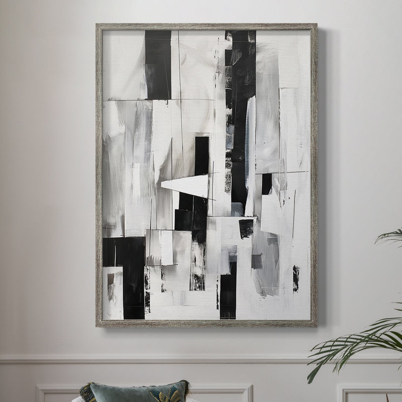Reproduction encadrée ABSTRACT Series XL - bois massif, H 30 po x l 24 po