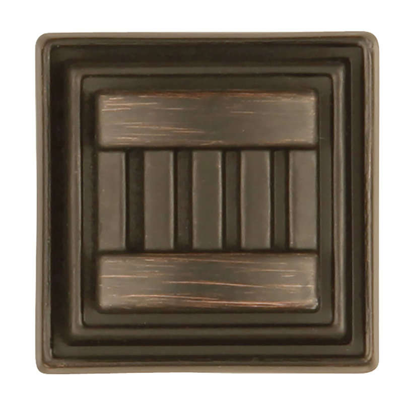 Sydney 1 1/16" Length Square Knob, Vintage Bronze