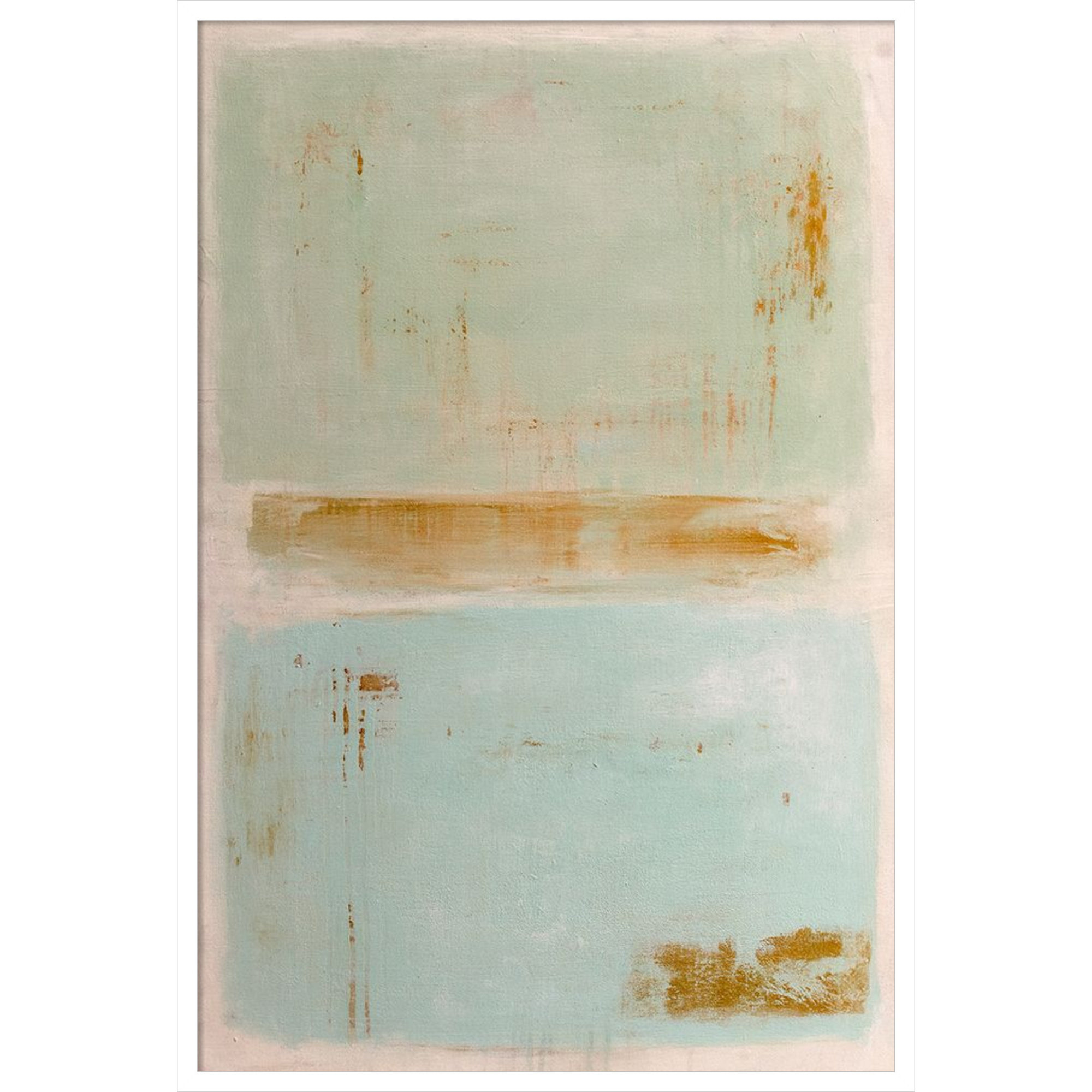 Soft Sided by Mauro Wood Framed Wall Art Print, 41" H x 28" W, White