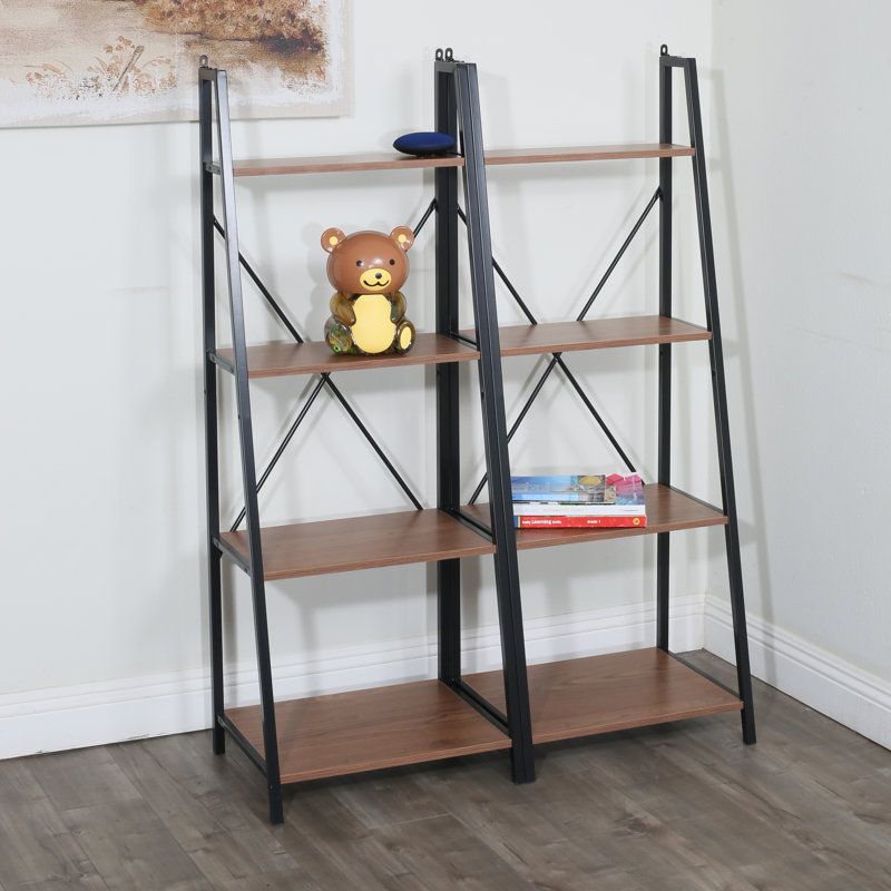 Victorine Ladder Bookcase, Walnut