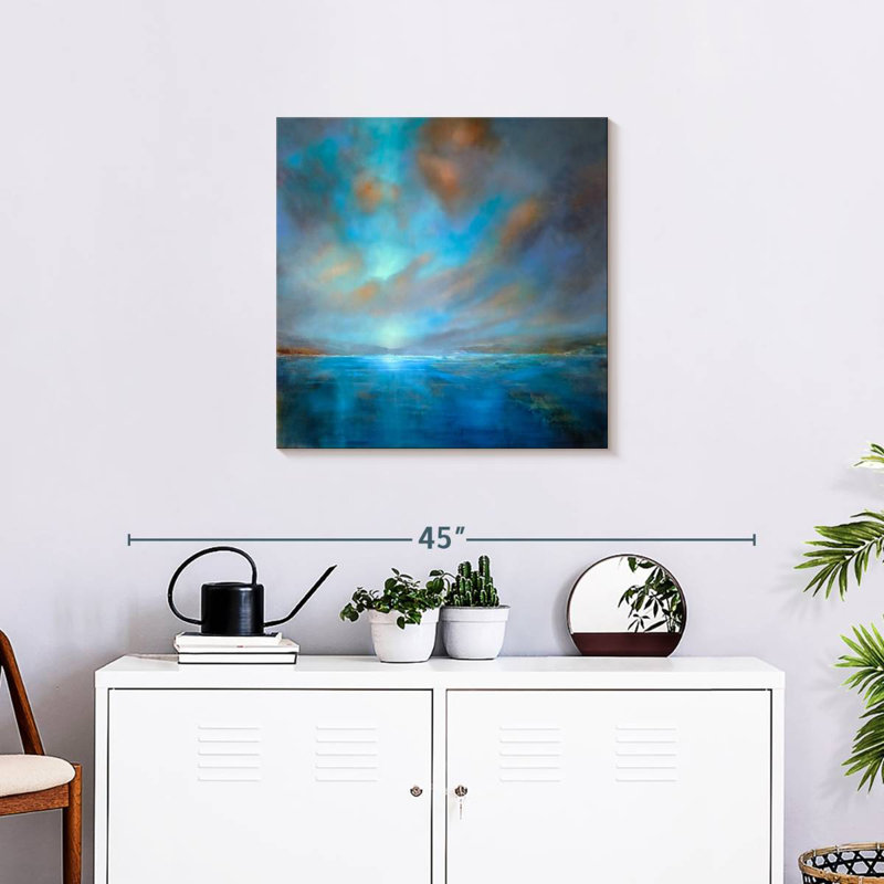 Blue Expanse, 24" H x 24" W